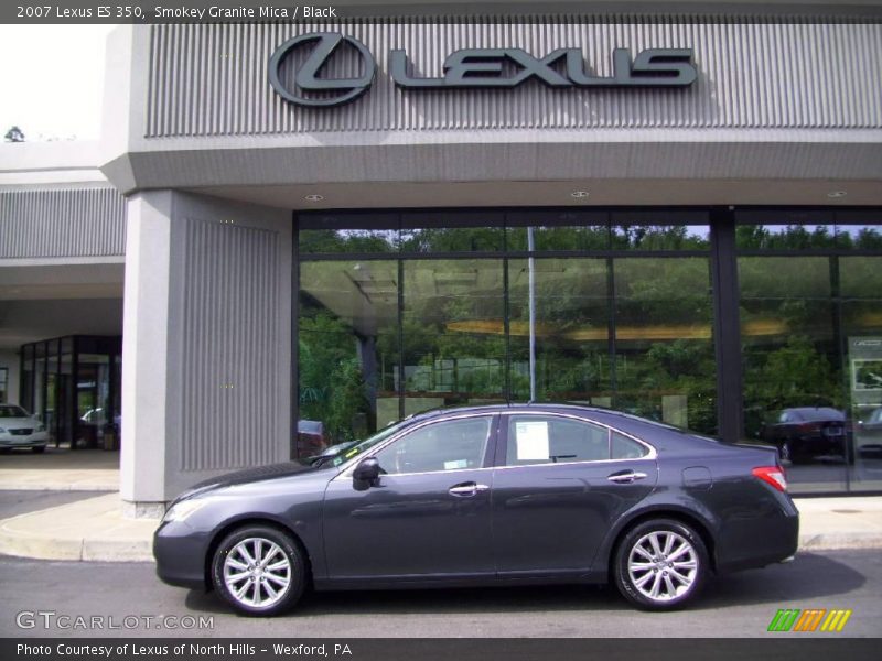 Smokey Granite Mica / Black 2007 Lexus ES 350