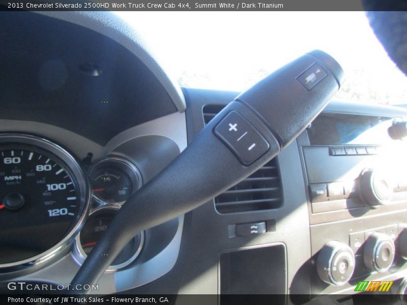 Summit White / Dark Titanium 2013 Chevrolet Silverado 2500HD Work Truck Crew Cab 4x4