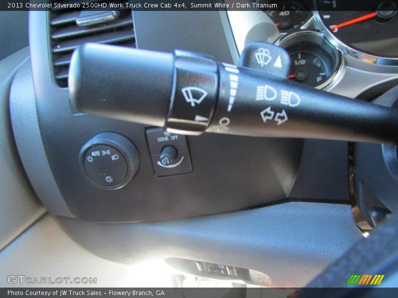 Summit White / Dark Titanium 2013 Chevrolet Silverado 2500HD Work Truck Crew Cab 4x4