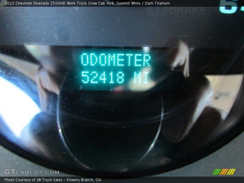 Summit White / Dark Titanium 2013 Chevrolet Silverado 2500HD Work Truck Crew Cab 4x4