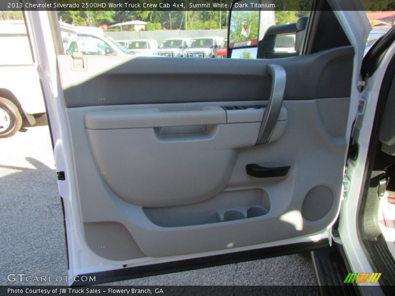 Summit White / Dark Titanium 2013 Chevrolet Silverado 2500HD Work Truck Crew Cab 4x4