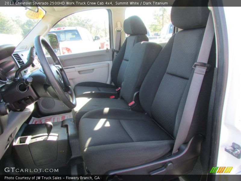 Summit White / Dark Titanium 2013 Chevrolet Silverado 2500HD Work Truck Crew Cab 4x4