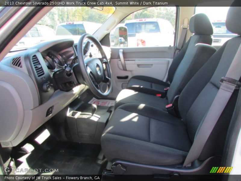 Summit White / Dark Titanium 2013 Chevrolet Silverado 2500HD Work Truck Crew Cab 4x4