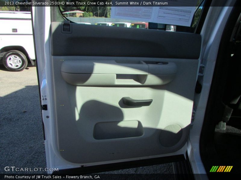 Summit White / Dark Titanium 2013 Chevrolet Silverado 2500HD Work Truck Crew Cab 4x4