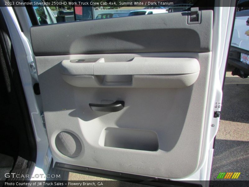 Summit White / Dark Titanium 2013 Chevrolet Silverado 2500HD Work Truck Crew Cab 4x4