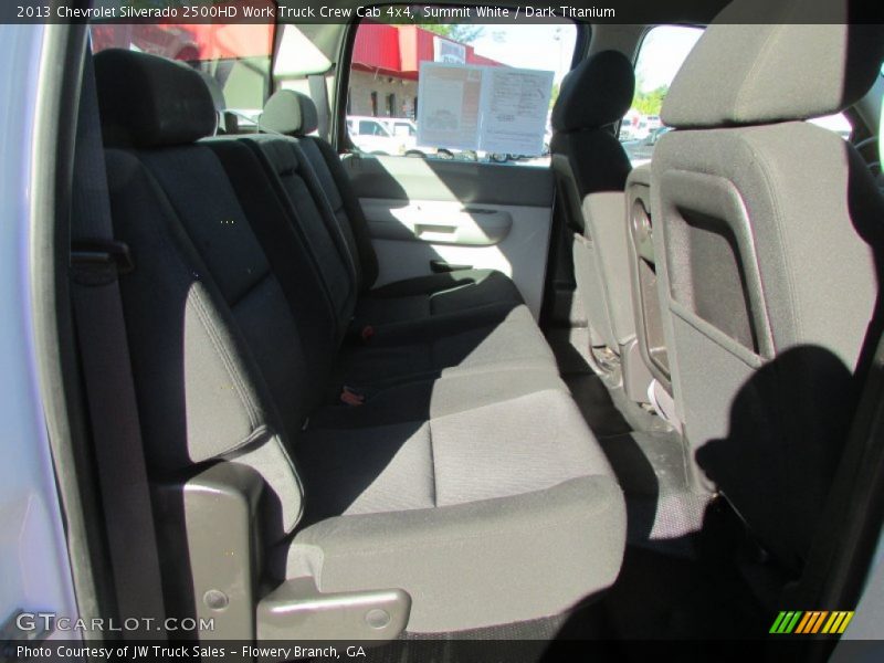 Summit White / Dark Titanium 2013 Chevrolet Silverado 2500HD Work Truck Crew Cab 4x4