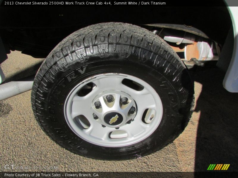 Summit White / Dark Titanium 2013 Chevrolet Silverado 2500HD Work Truck Crew Cab 4x4