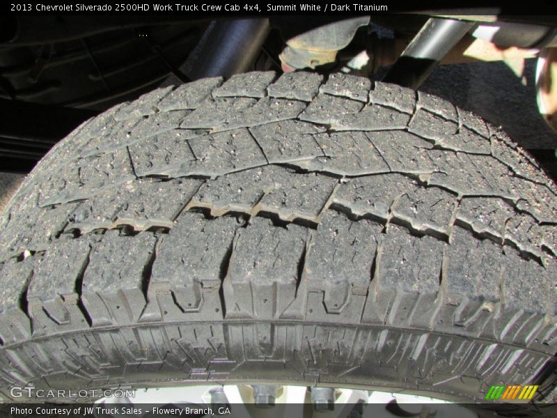 Summit White / Dark Titanium 2013 Chevrolet Silverado 2500HD Work Truck Crew Cab 4x4