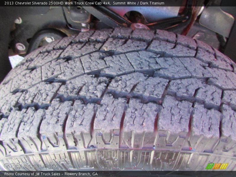 Summit White / Dark Titanium 2013 Chevrolet Silverado 2500HD Work Truck Crew Cab 4x4