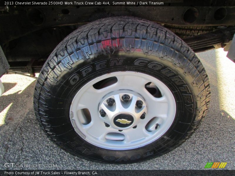 Summit White / Dark Titanium 2013 Chevrolet Silverado 2500HD Work Truck Crew Cab 4x4
