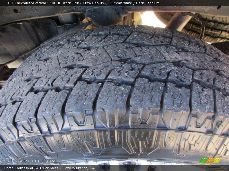 Summit White / Dark Titanium 2013 Chevrolet Silverado 2500HD Work Truck Crew Cab 4x4