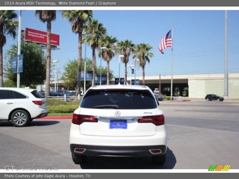 White Diamond Pearl / Graystone 2014 Acura MDX Technology
