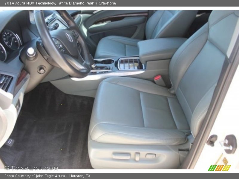 White Diamond Pearl / Graystone 2014 Acura MDX Technology