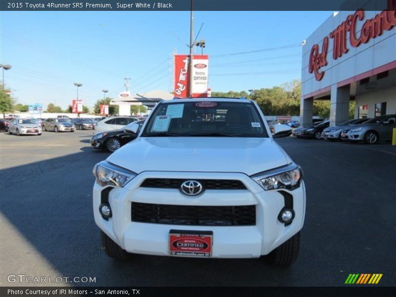 Super White / Black 2015 Toyota 4Runner SR5 Premium