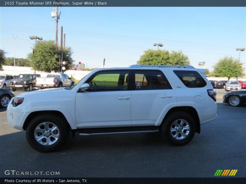 Super White / Black 2015 Toyota 4Runner SR5 Premium