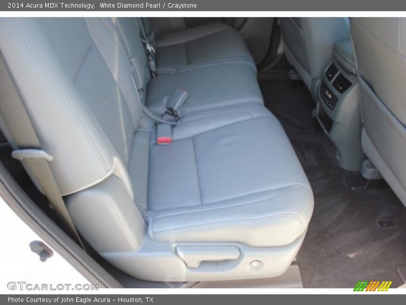 White Diamond Pearl / Graystone 2014 Acura MDX Technology