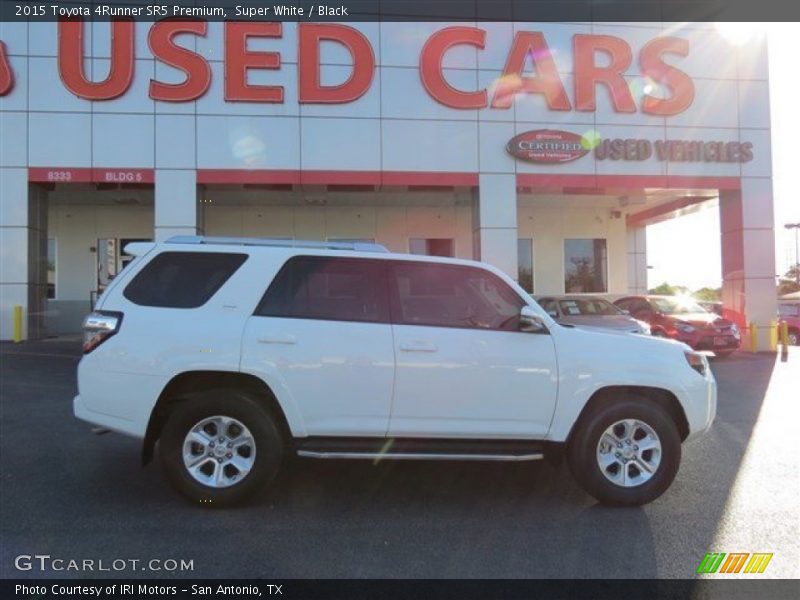 Super White / Black 2015 Toyota 4Runner SR5 Premium
