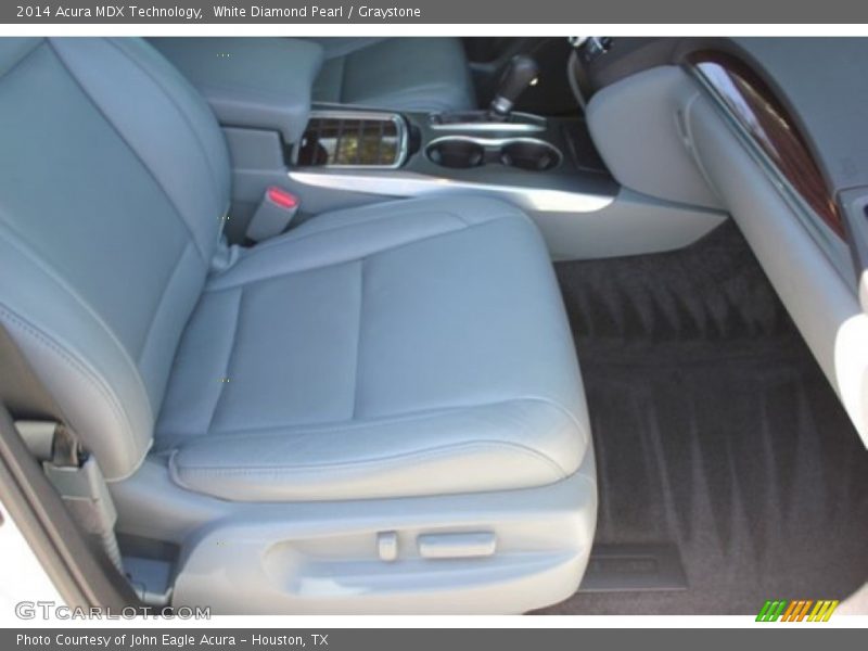 White Diamond Pearl / Graystone 2014 Acura MDX Technology