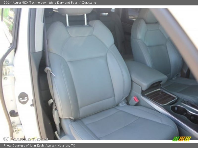 White Diamond Pearl / Graystone 2014 Acura MDX Technology