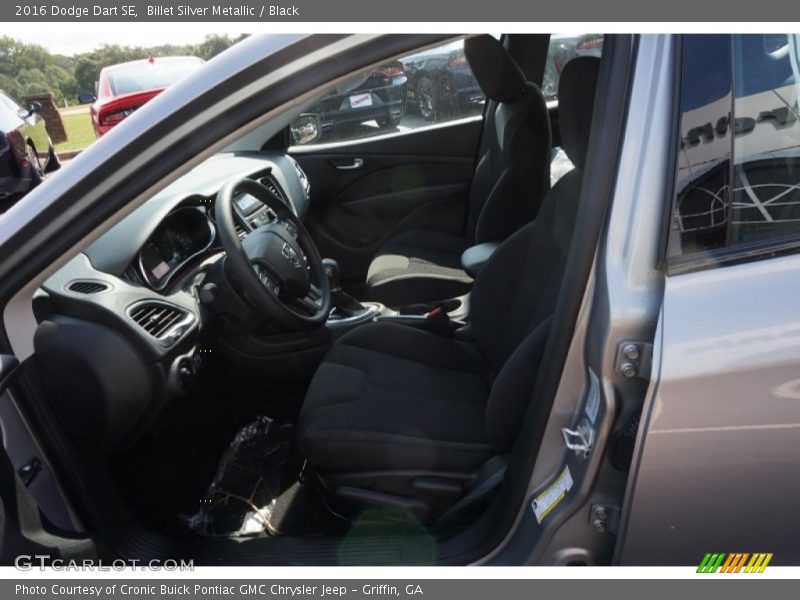 Billet Silver Metallic / Black 2016 Dodge Dart SE