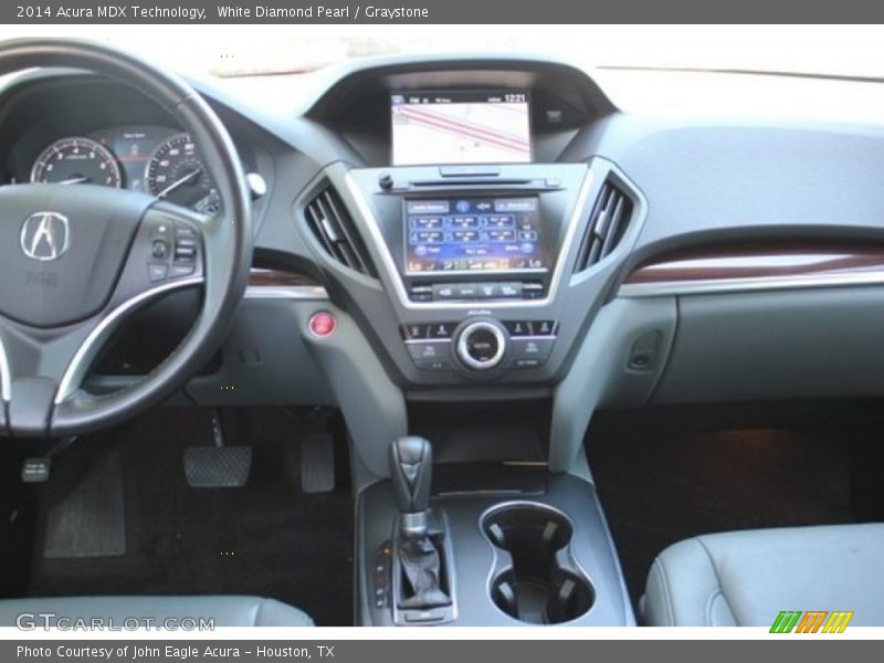 White Diamond Pearl / Graystone 2014 Acura MDX Technology