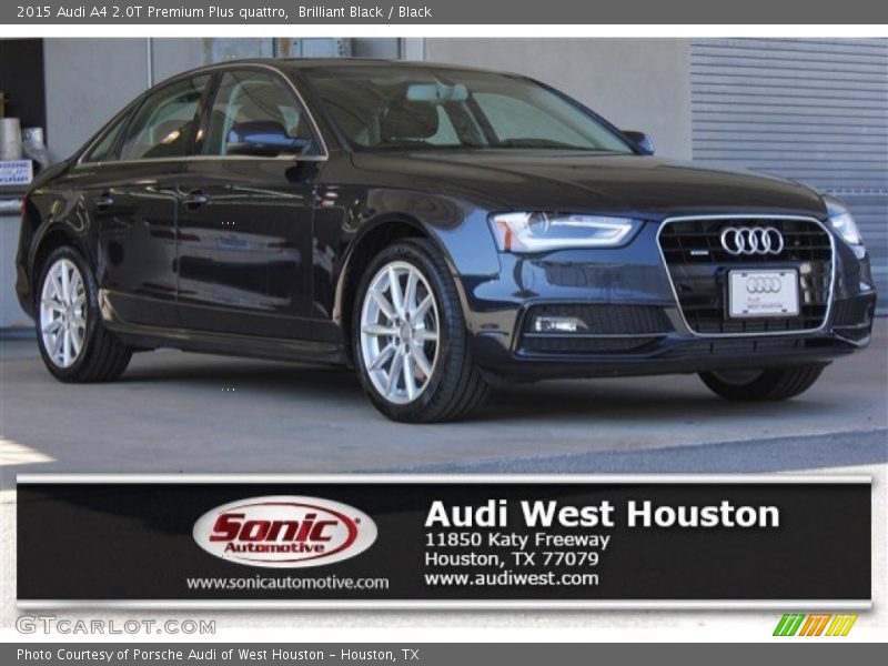 Brilliant Black / Black 2015 Audi A4 2.0T Premium Plus quattro