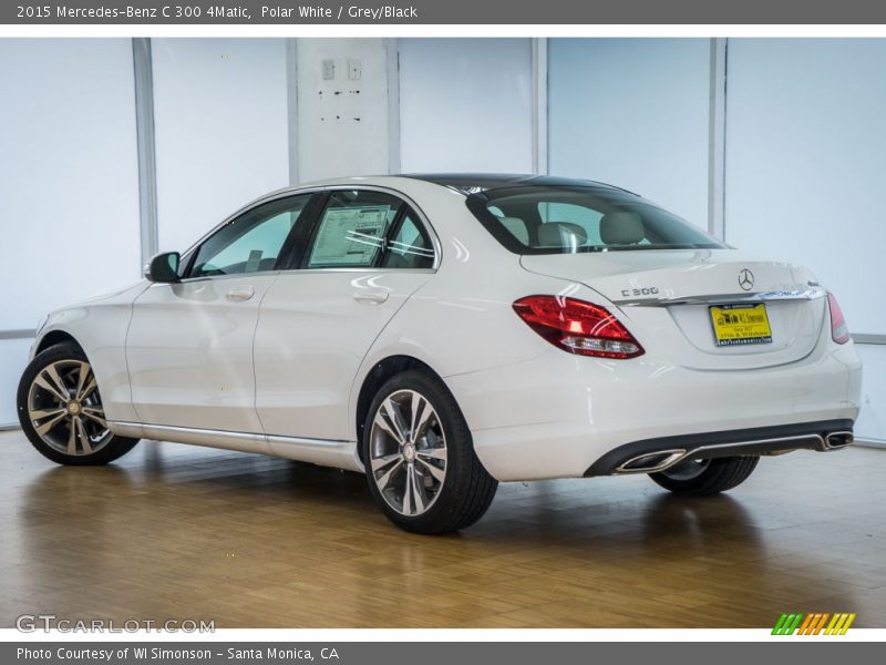 Polar White / Grey/Black 2015 Mercedes-Benz C 300 4Matic