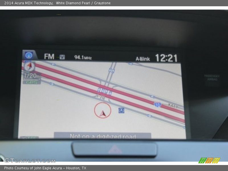 White Diamond Pearl / Graystone 2014 Acura MDX Technology