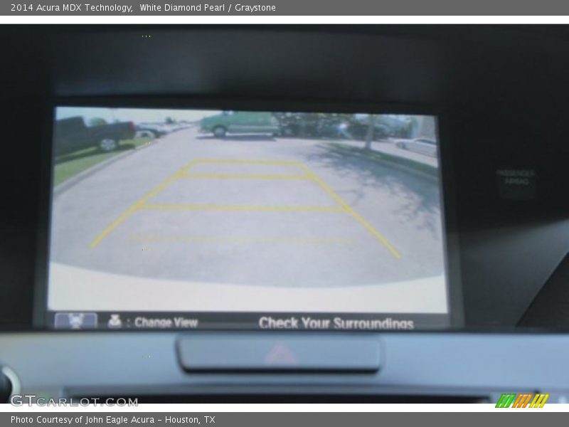 White Diamond Pearl / Graystone 2014 Acura MDX Technology
