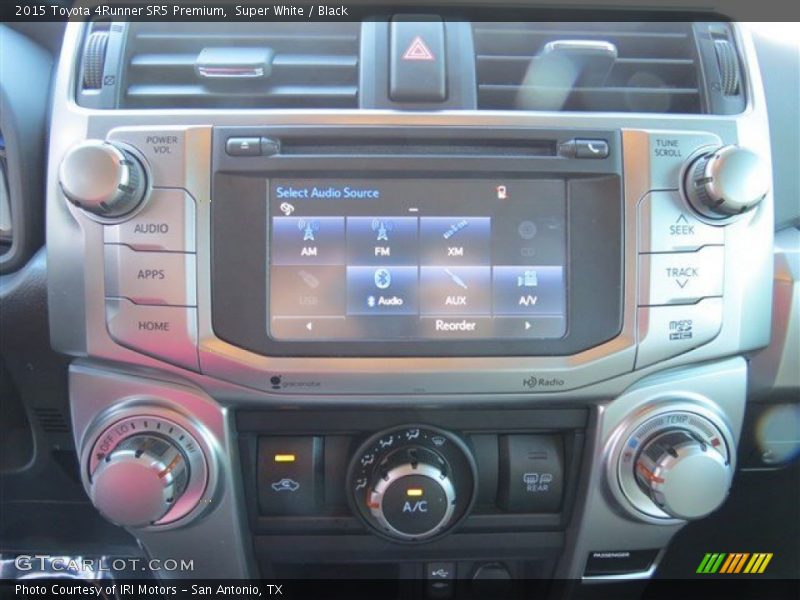 Super White / Black 2015 Toyota 4Runner SR5 Premium