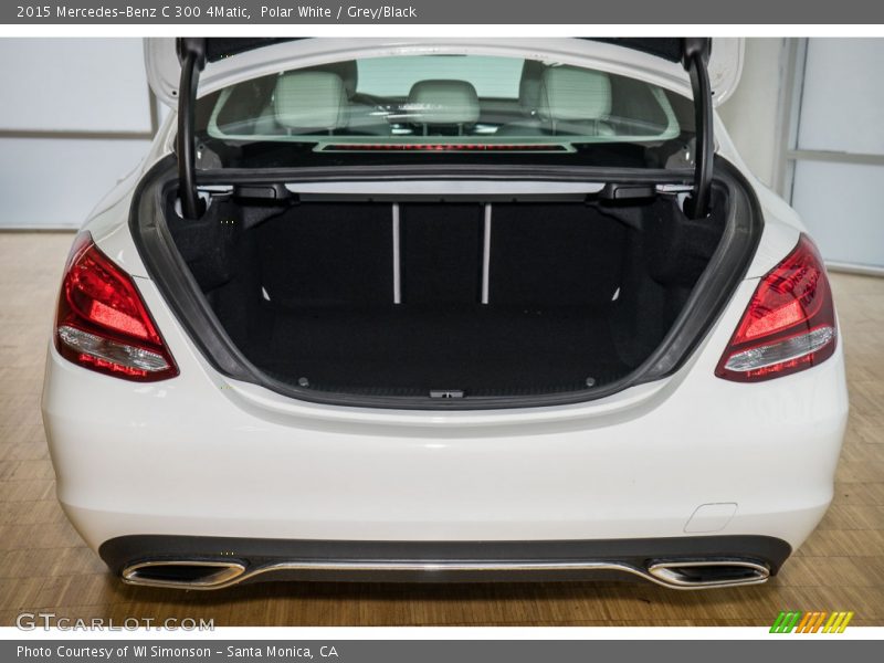 Polar White / Grey/Black 2015 Mercedes-Benz C 300 4Matic