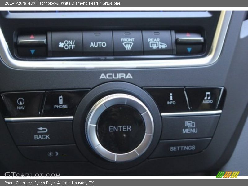 White Diamond Pearl / Graystone 2014 Acura MDX Technology