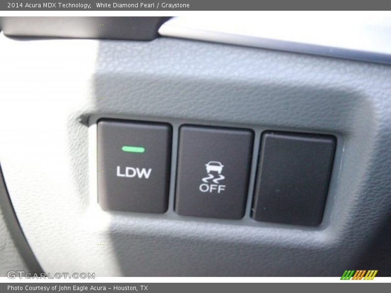 White Diamond Pearl / Graystone 2014 Acura MDX Technology