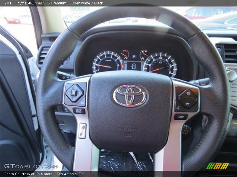 Super White / Black 2015 Toyota 4Runner SR5 Premium