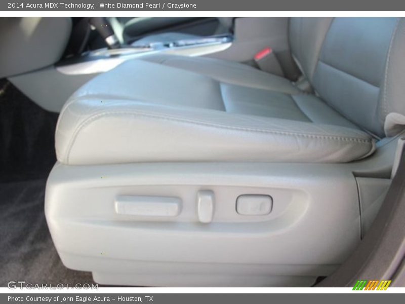 White Diamond Pearl / Graystone 2014 Acura MDX Technology