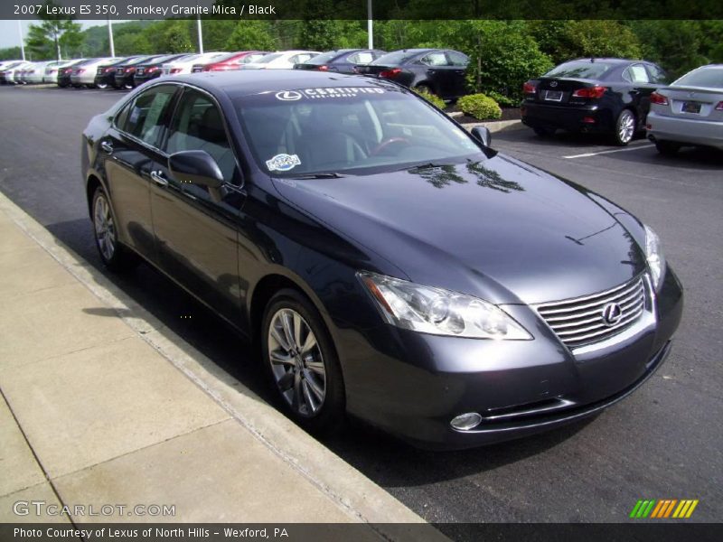 Smokey Granite Mica / Black 2007 Lexus ES 350