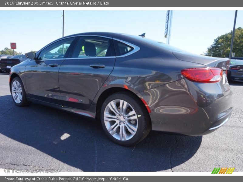Granite Crystal Metallic / Black 2016 Chrysler 200 Limited