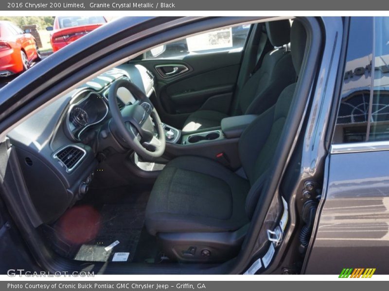 Granite Crystal Metallic / Black 2016 Chrysler 200 Limited