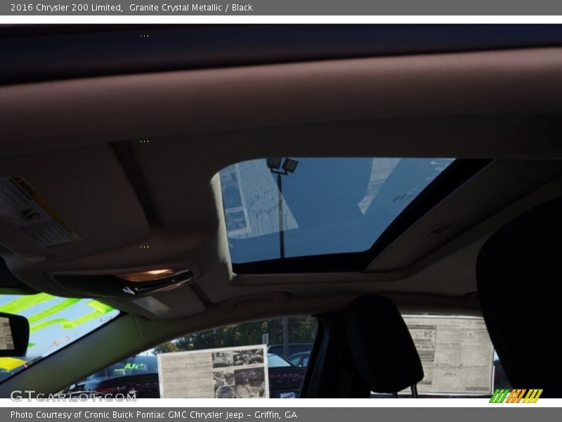 Granite Crystal Metallic / Black 2016 Chrysler 200 Limited