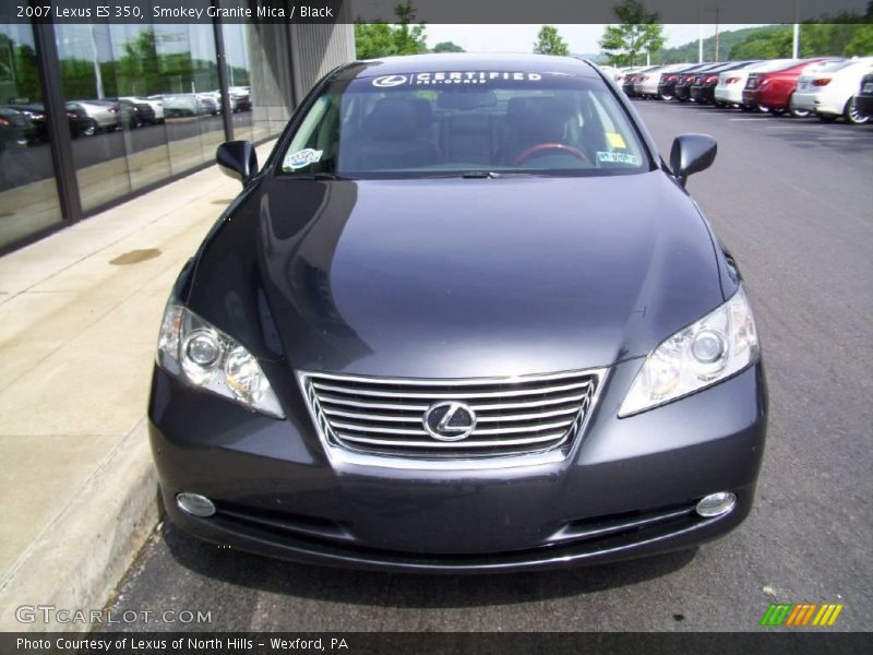 Smokey Granite Mica / Black 2007 Lexus ES 350