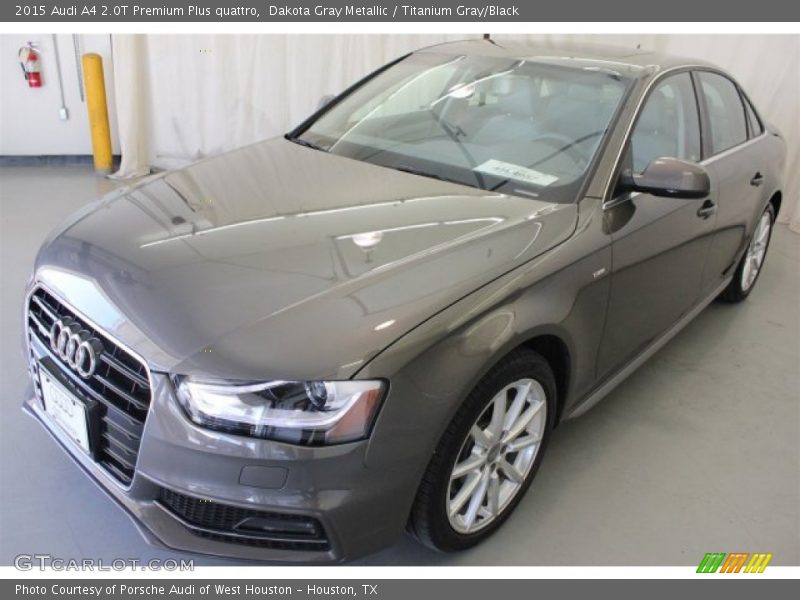 Dakota Gray Metallic / Titanium Gray/Black 2015 Audi A4 2.0T Premium Plus quattro