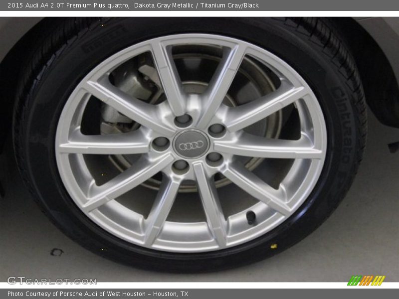 Dakota Gray Metallic / Titanium Gray/Black 2015 Audi A4 2.0T Premium Plus quattro