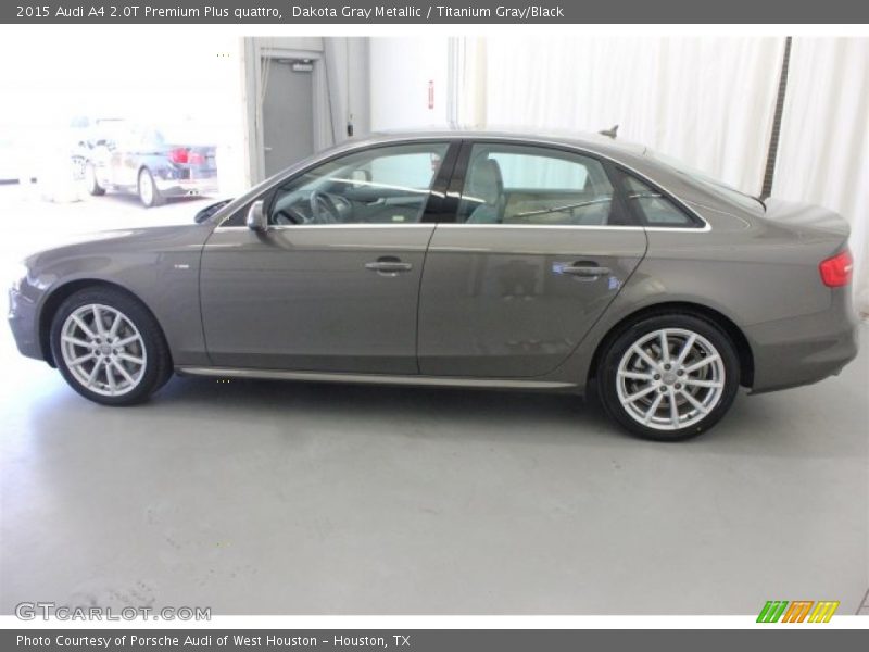 Dakota Gray Metallic / Titanium Gray/Black 2015 Audi A4 2.0T Premium Plus quattro