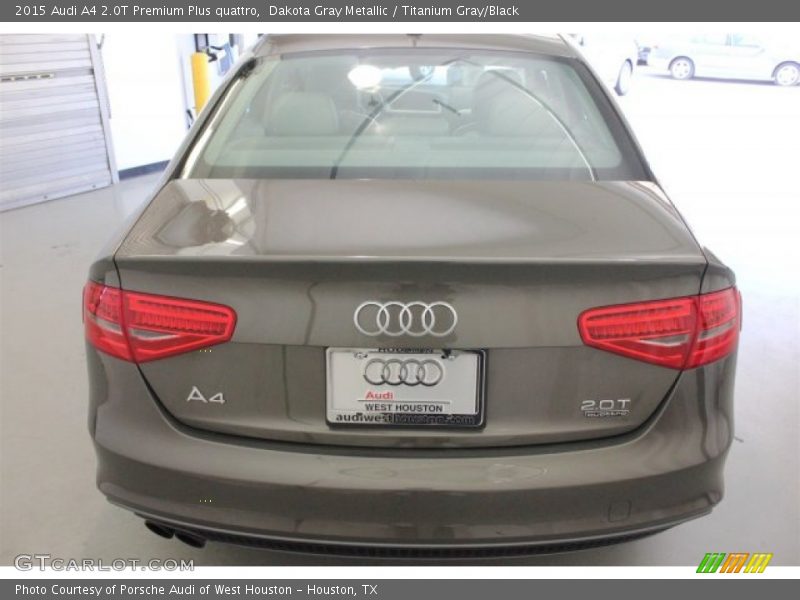 Dakota Gray Metallic / Titanium Gray/Black 2015 Audi A4 2.0T Premium Plus quattro