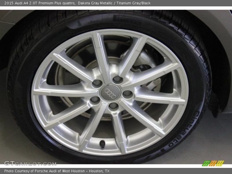 Dakota Gray Metallic / Titanium Gray/Black 2015 Audi A4 2.0T Premium Plus quattro