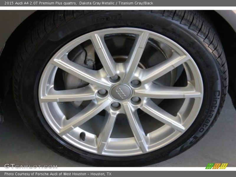 Dakota Gray Metallic / Titanium Gray/Black 2015 Audi A4 2.0T Premium Plus quattro