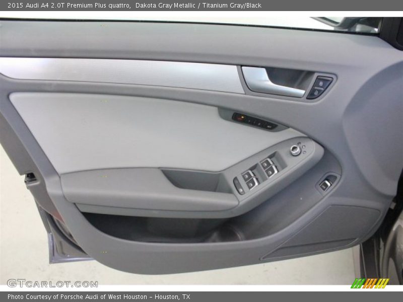 Dakota Gray Metallic / Titanium Gray/Black 2015 Audi A4 2.0T Premium Plus quattro