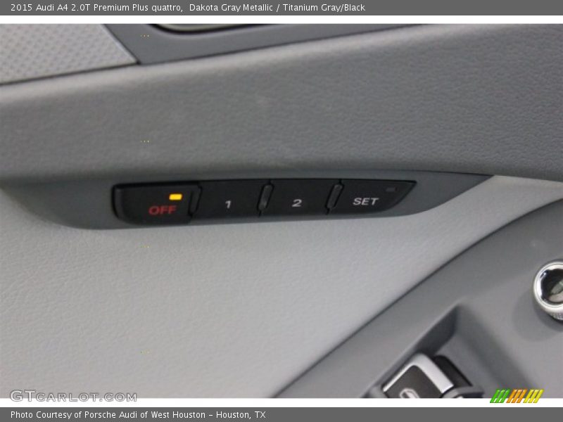 Dakota Gray Metallic / Titanium Gray/Black 2015 Audi A4 2.0T Premium Plus quattro