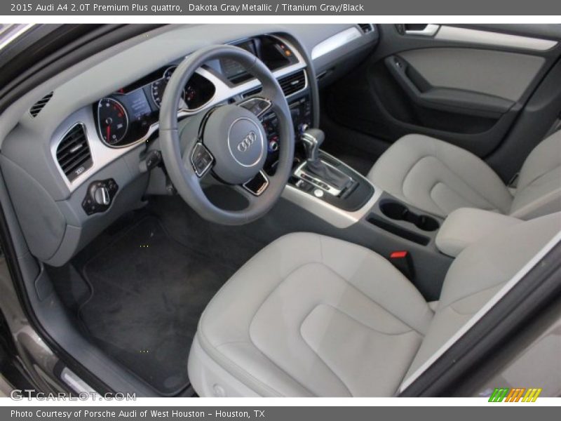 Dakota Gray Metallic / Titanium Gray/Black 2015 Audi A4 2.0T Premium Plus quattro