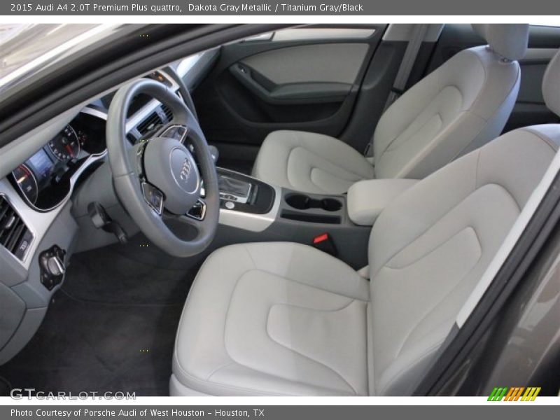 Dakota Gray Metallic / Titanium Gray/Black 2015 Audi A4 2.0T Premium Plus quattro